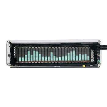 VFD2515 Музыкальный Спектр Дисплей ЧАСОВ Голосовое Управление Индикатор Уровня Анализатор Ритма VU Метр USB TYPE-C 5V 12V