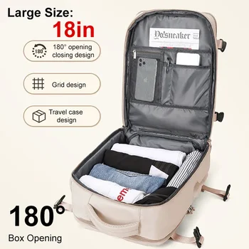 Женский рюкзак для путешествий, рюкзак для ручной клади, одобренный для полетов рюкзак для ноутбука TSA, сумка для медсестры колледжа, повседневный рюкзак для выходных
