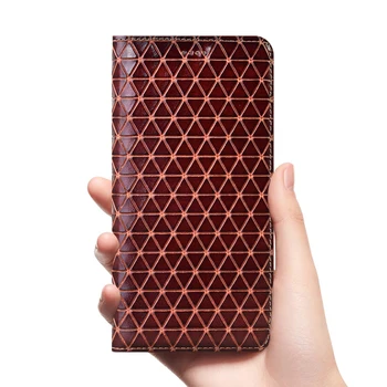 Чехол из натуральной кожи с геометрическим рисунком для Samsung A3 A30S A31 A40S A5 A50S A51 A52 A53 2017 2018 Core 5G 4G Funda магнитная крышка