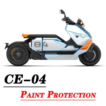 Комплекты наклеек для защиты кузова от царапин CE 04 Защита краски мотоцикла Краска TPU Полная защита для BMW CE04 CE-04