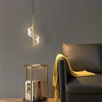 Люстра для гостиной, роскошь, минимализм, Креативный Уникальный минималистский дизайн, Высококачественное освещение люстры, Популярная