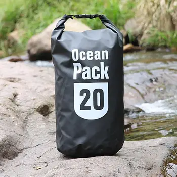 20-литровый водонепроницаемый сухой мешок, герметичный Спортивный рюкзак с пряжкой большой емкости для кемпинга, дрифтинга, пеших прогулок, плавания, рафтинга