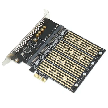 1 Комплект PCI-E X1-4 Бит M.2 B-Key SSD Для PCIE NGFF SATA Адаптер Карта Расширения Многофункциональная Портативная