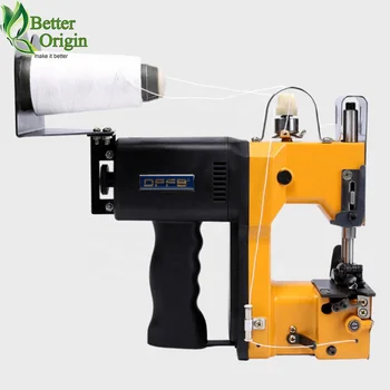 Электрическая швейная машина для пластиковых пакетов из полипропилена с двойной нитью, швейная машина для джутовых мешков