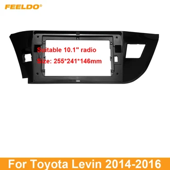 Автомобильный Аудио Адаптер FEELDO 2DIN Fascia Frame для Toyota Levin 10,1 
