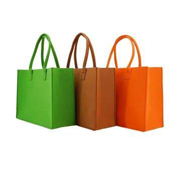 Войлочная сумка-тоут Многоразовая хозяйственная сумка Минималистичная сумка
