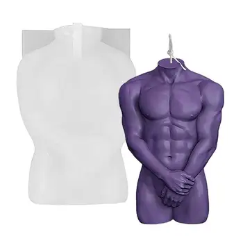 Силиконовая форма для мужского тела 3D Формы из силиконовой смолы для застенчивого человеческого тела Формы для свечей Формы для тела сексуальной женщины Формы для женского тела Пышные формы