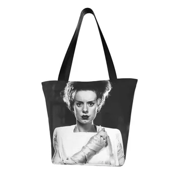 Модная китайская сумка-тоут для покупок, прочная холщовая сумка для показа фильмов ужасов, сумка для рук