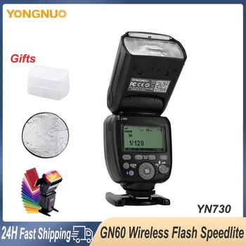 YongNuo YN730 2.4G GN60 Беспроводная Вспышка Speedlite Литий-ионный Аккумулятор для Canon Nikon sony fuji olympus Camera Speed Light