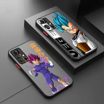Симпатичная Анимация D-Dragon Ball Z Для Redmi Note 12 12S 12T 11 11T 11E 10 10S 9 9T 8 7 Pro Plus 5G Матовый Полупрозрачный Чехол Для Телефона