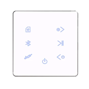 Усилитель Bluetooth в стене USB SD-карта Музыкальная панель Фоновая аудиосистема 