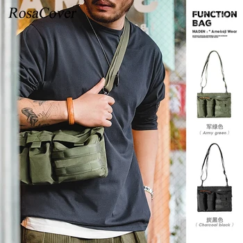 2023 Новая мужская тактическая сумка в американском корейском стиле, повседневный рюкзак для военной тактики, портативные сумки через плечо с несколькими карманами