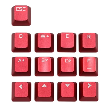 Клавиши управления WASD из алюминиевого сплава Обновление клавиш замены OEM-клавиатуры