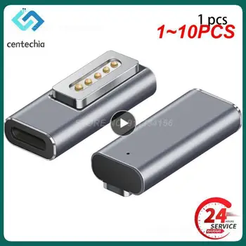 1 ~ 10ШТ Магнитный адаптер USB PD Type C для 1 2 MacBook USB C с гнездовой магнитной вилкой для быстрой зарядки