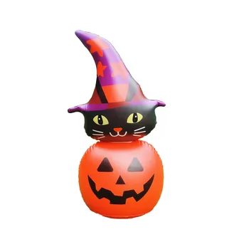 Надувной кот, украшение для Хэллоуина, Праздничная вечеринка, Призрак, Надувной Призрак, Аксессуары для интерьера комнаты с привидениями, Декор стен для дома
