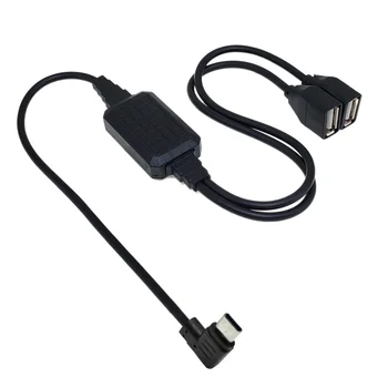 Удлинитель-разветвитель USB C-type Hub, несколько адаптеров для передачи данных USB OTG, быстрый конвертер для ноутбука 0,5 М