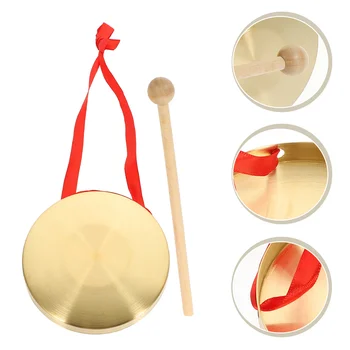 1 комплект практичного ручного ударного инструмента Гонг Гонг для школьного фестиваля Вечеринки