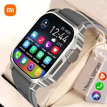 Xiaomi Mijia 2024 Военные уличные смарт-часы, мужские умные часы с AMOLED-экраном, компас, Siri Voice GPS, Траектория движения, Bluetooth-вызов, смарт-часы