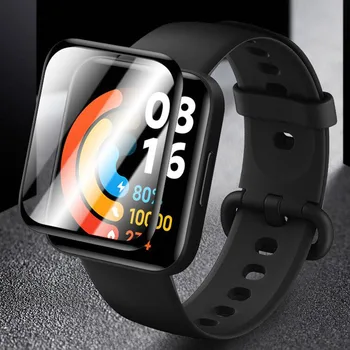 Защитная пленка с 3D изогнутым мягким краем, чехол для смарт-часов Xiaomi Redmi Watch/Mi Watch Lite 2, защитная пленка для экрана, аксессуары POCO
