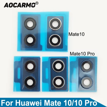 Aocarmo Для Huawei Mate 10 10 Pro Объектив Основной Камеры Задний Объектив Задней Камеры Стекло С Рамкой Кольцевая Крышка Клейкая Наклейка