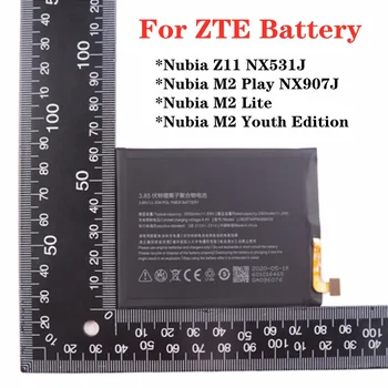 Новый 3000 мАч Li3829T44P6h806435 Аккумулятор Для Мобильного Телефона ZTE Nubia Z11 NX531J M2 Play NX907J M2 Lite M2 Youth Edition