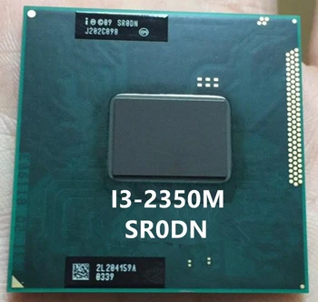 Intel Core i3-2350M i3 2350M SR0DN 2,3 ГГц Двухъядерный Четырехпоточный процессорный процессор L2 = 512 М L3 = 3 М 35 Вт Сокет G2