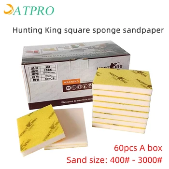 Губчатая наждачная бумага Hunting King Focking 70x100 мм для полировки корпуса мобильного телефона Полировальный пистолет King Sponge Наждачная бумага