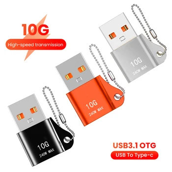 OLAF 10 Гбит/с USB 3,1 OTG Адаптер USB A-Type C Для Портативных ПК Huawei Samsung Xiaomi USB Male-USB C Женский Конвертер
