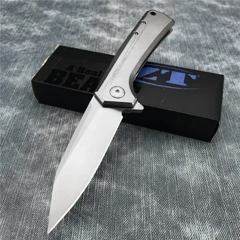 ZT 0808 Складной Карманный Нож D2 Лезвие Цельностальная Ручка Охотничий Тактический Многофункциональный Нож Для Выживания EDC Инструмент Кухонный Нож