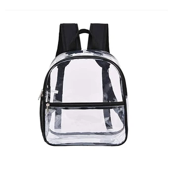 Изготовленная на заказ школьная сумка из ПВХ для тяжелых условий эксплуатации, Спортивный желейный рюкзак, Водонепроницаемый Прозрачный рюкзак из ПВХ