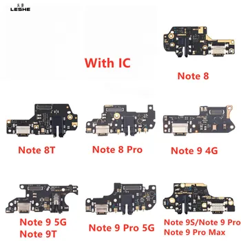 Оригинальный Порт USB-платы Для Зарядки Разъем Микрофонной Док-станции Зарядный Гибкий Кабель Для Xiaomi Redmi Note 8 8T Pro Note 9 4G 5G 9T 9S Pro Max