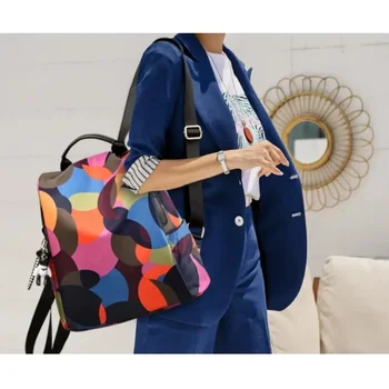 Женская сумка 2023 новая уличная ткань Оксфорд женский противоугонный легкий простой повседневный женский рюкзак