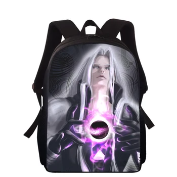 Final Fantasy Sephiroth, 15-дюймовый детский рюкзак с 3D-принтом, сумки для начальной школы для мальчиков и девочек, рюкзаки для школьников, сумки для книг