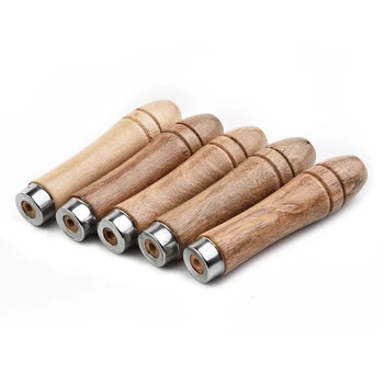 Набор деревянной ручки для напильника Прочный металлический хомут из дерева для замены инструмента для изготовления напильников Прочный высококачественный Горячая распродажа Лучший