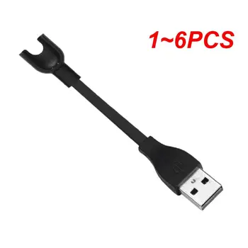 1-6 шт. Магнитное USB-зарядное устройство для Mi Band 7 6 5 4 3 2 Замена кабеля для передачи данных USB-адаптер для зарядки провода для