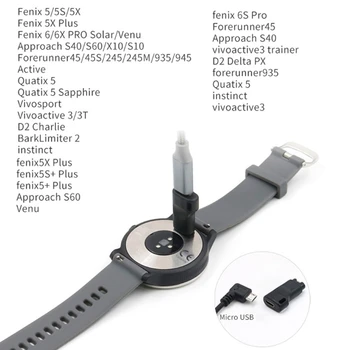Женский преобразователь Micro USB в 4pin для -Garmin для часов Fenix 5 /5S/5X/6