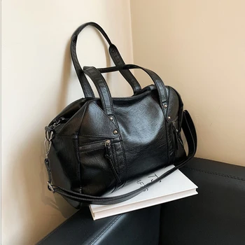 Сумка-мешок, женская сумка через плечо, роскошная брендовая дизайнерская повседневная бостонская сумка, модный тренд 2023 года, сумка через плечо, сумка-подушка