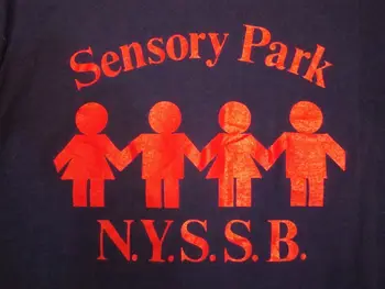 Винтажная футболка Sensory Park, Школа для слепых штата Нью-Йорк, NYSSB