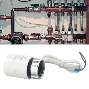 1 шт. Клапан привода электрического отопления AC230V m30x1 для сантехники, клапан радиатора для подогрева пола, принадлежности для утепления дома