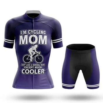Короткий комплект из летней велосипедной майки для мамы, Гелевая дышащая прокладка, комплекты одежды для MTB, Велосипедная одежда, дорожный костюм
