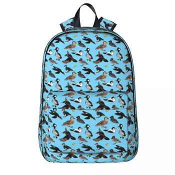 Рюкзаки Wild Ducks Большая Вместительная Студенческая сумка для книг Сумка через плечо Рюкзак для ноутбука Повседневный дорожный рюкзак Детская школьная сумка