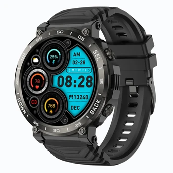 Мужские смарт-часы IUTECH S56 с 1,52-дюймовым HD-дисплеем, сенсорным пульсом, Bluetooth-вызовом, водонепроницаемые смарт-часы для плавания IP68