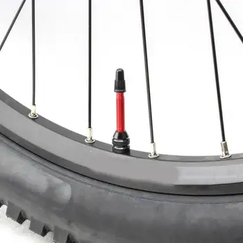 2шт 40 мм/ 60 мм велосипедный удлинительный клапан Без утечки воздуха из алюминиевого сплава, французская газовая насадка для бескамерной шины велосипеда