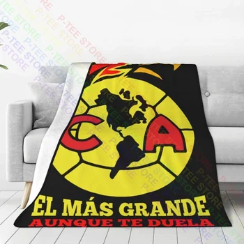 Футбольное одеяло Club America Mexico Aguilas Плюшевое, Новый стиль, супер мягкие постельные принадлежности для домашнего декора