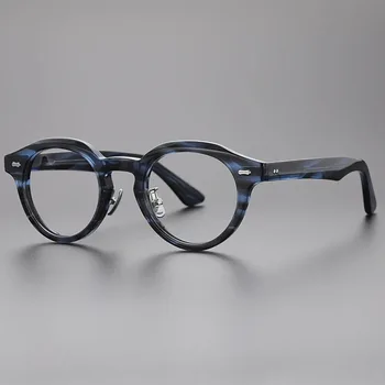 Классические простые очки в стиле ретро с толстыми краями, черная оправа, высокий внешний вид, стиль Level Ins, оптические линзы для унисекс