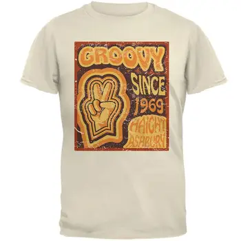 Знаменательный день рождения Groovy С 1969 года, мужская футболка Haight Ashbury с длинными рукавами