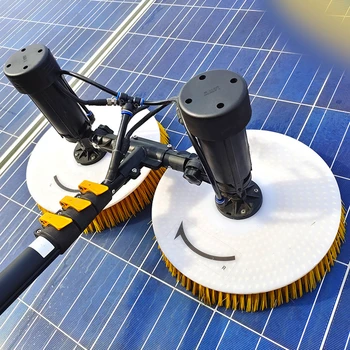 Робот-пылесос для солнечных фотоэлектрических панелей, Распыляющий воду, Чистящий крышу водяной щеткой, электроинструментом