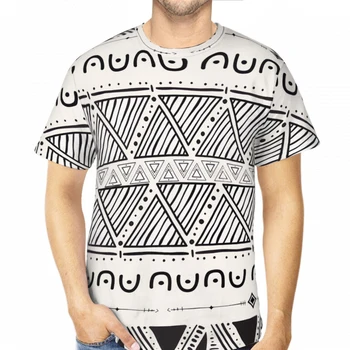 Традиционная мужская футболка с 3D-принтом и рисунком из грязевой ткани, Африканское грязевое племя, унисекс, полиэстер, свободные мужские футболки для фитнеса и пляжа.