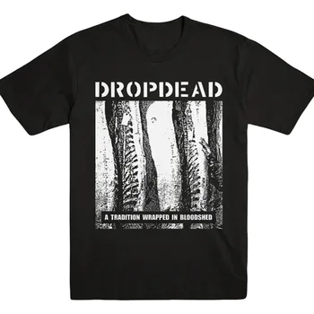 Винтажная футболка Dropdead Band черного цвета с коротким рукавом Всех размеров от S до 5XL YY510