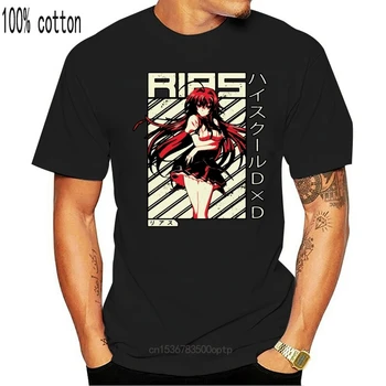 Новая мужская футболка Rias Gremory High School, футболка с аниме DxD, женская футболка